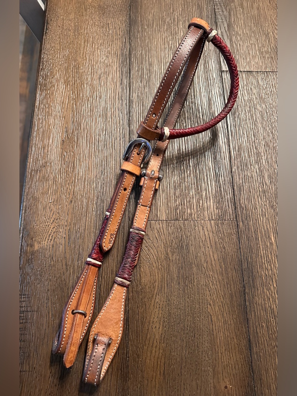 Horse Tack - BLVR Single Ear Leather Western Headstall